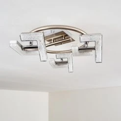 Hofstein Karis Deckenleuchte LED Nickel-Matt, 3-flammig -Bürolampen Verkäufe karis deckenleuchte h3080825 5