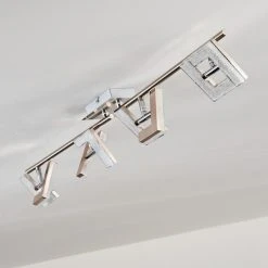 Hofstein Karis Deckenleuchte LED Nickel-Matt, 4-flammig -Bürolampen Verkäufe karis deckenleuchte h3080832 16
