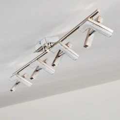 Hofstein Karis Deckenleuchte LED Nickel-Matt, 4-flammig -Bürolampen Verkäufe karis deckenleuchte h3080832 6