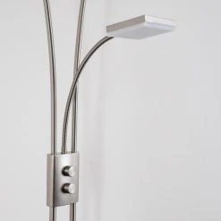 Hofstein Kimba Deckenfluter LED Nickel-Matt, 3-flammig 29 Hofstein Kimba Deckenfluter LED Nickel-Matt, 3-flammig -Bürolampen Verkäufe kimba deckenfluter h000441 9