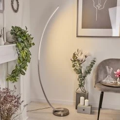 Hofstein Kimbolton Bogenlampe LED Nickel-Matt, 1-flammig 22 Hofstein Kimbolton Bogenlampe LED Nickel-Matt, 1-flammig -Bürolampen Verkäufe kimbolton bogenlampe h3266298 do4 10