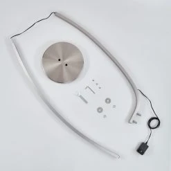 Hofstein Kimbolton Bogenlampe LED Nickel-Matt, 1-flammig 16 Hofstein Kimbolton Bogenlampe LED Nickel-Matt, 1-flammig -Bürolampen Verkäufe kimbolton bogenlampe h3266298 do4 4