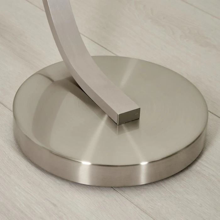 Hofstein Kimbolton Bogenlampe LED Nickel-Matt, 1-flammig 6 Hofstein Kimbolton Bogenlampe LED Nickel-Matt, 1-flammig – Bild 6