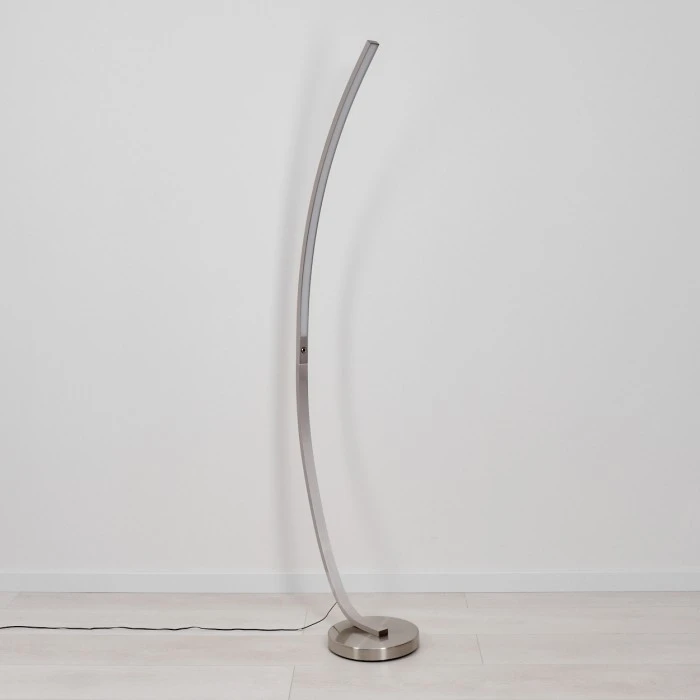 Hofstein Kimbolton Bogenlampe LED Nickel-Matt, 1-flammig 8 Hofstein Kimbolton Bogenlampe LED Nickel-Matt, 1-flammig – Bild 8