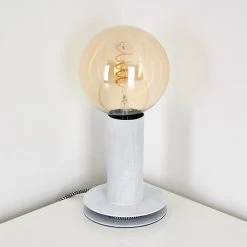 Hofstein Kimstad Tischleuchte Grau, 1-flammig -Bürolampen Verkäufe kimstad tischleuchte h3361887 3