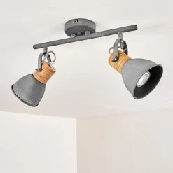 Hofstein Kinzua Deckenleuchte Grau, 2-flammig -Bürolampen Verkäufe kinzua deckenleuchte h3355596 12