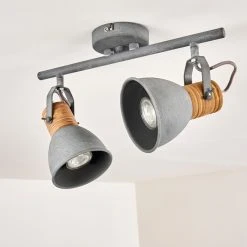 Hofstein Kinzua Deckenleuchte Grau, 2-flammig -Bürolampen Verkäufe kinzua deckenleuchte h3355596 17