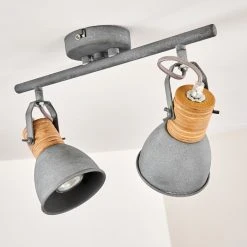 Hofstein Kinzua Deckenleuchte Grau, 2-flammig -Bürolampen Verkäufe kinzua deckenleuchte h3355596 5