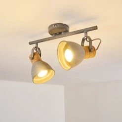 Hofstein Kinzua Deckenleuchte Grau, 2-flammig -Bürolampen Verkäufe kinzua deckenleuchte h3355596 6