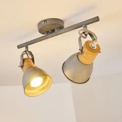 Hofstein Kinzua Deckenleuchte Grau, 2-flammig -Bürolampen Verkäufe kinzua deckenleuchte h3355596 7