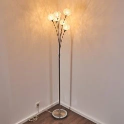 Hofstein Kitee Stehleuchte Edelstahl, 6-flammig 20 Hofstein Kitee Stehleuchte Edelstahl, 6-flammig -Bürolampen Verkäufe kitee stehleuchte h3089866 4