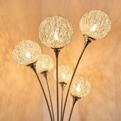 Hofstein Kitee Stehleuchte Edelstahl, 6-flammig 22 Hofstein Kitee Stehleuchte Edelstahl, 6-flammig -Bürolampen Verkäufe kitee stehleuchte h3089866 6