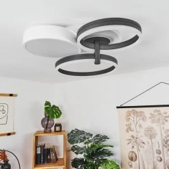 Hofstein Kolo Deckenleuchte LED Anthrazit, Weiß, 1-flammig 25 Hofstein Kolo Deckenleuchte LED Anthrazit, Weiß, 1-flammig -Bürolampen Verkäufe kolo deckenleuchte h3437254 11