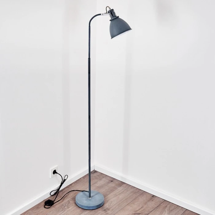 Hofstein Koppom Stehleuchte Blau, 1-flammig 18 Hofstein Koppom Stehleuchte Blau, 1-flammig – Bild 18