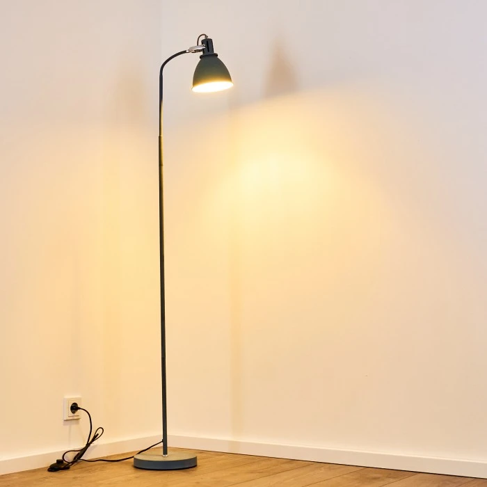 Hofstein Koppom Stehleuchte Blau, 1-flammig 9 Hofstein Koppom Stehleuchte Blau, 1-flammig – Bild 9