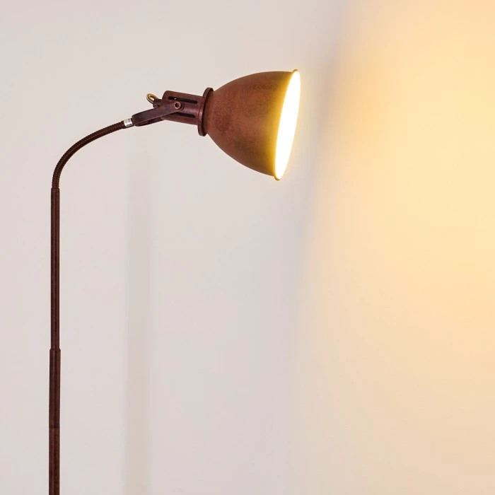 Hofstein Koppom Stehleuchte Rostfarben, 1-flammig 4 Hofstein Koppom Stehleuchte Rostfarben, 1-flammig – Bild 4