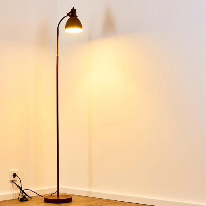 Hofstein Koppom Stehleuchte Rostfarben, 1-flammig 9 Hofstein Koppom Stehleuchte Rostfarben, 1-flammig – Bild 9