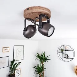 Hofstein Kuah Deckenleuchte Schwarz, 2-flammig -Bürolampen Verkäufe kuah deckenleuchte h3367742 4