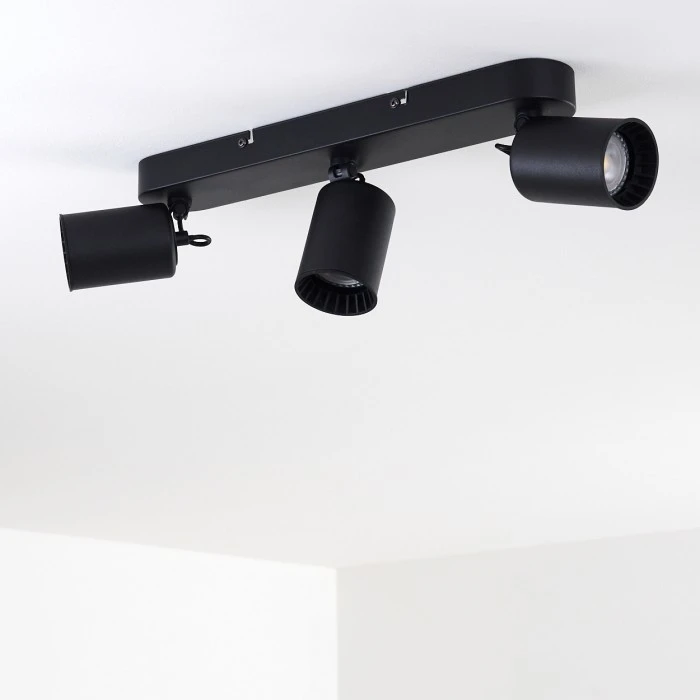 Hofstein Kullaberg Deckenleuchte Schwarz, 3-flammig 11 Hofstein Kullaberg Deckenleuchte Schwarz, 3-flammig – Bild 11