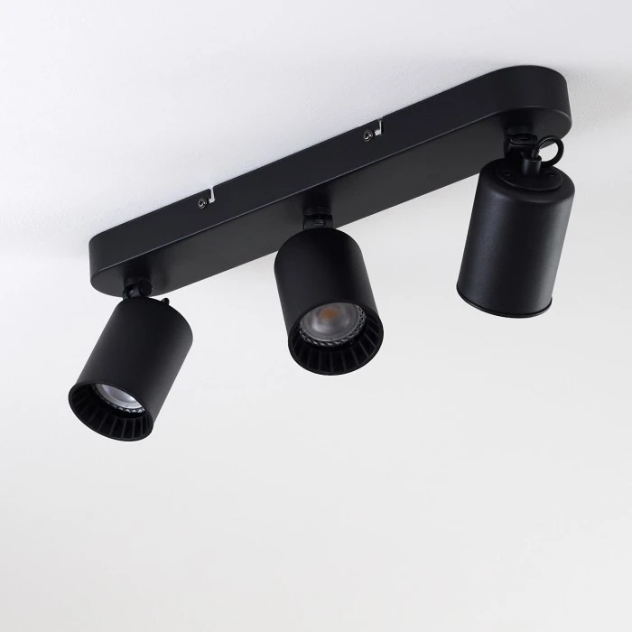 Hofstein Kullaberg Deckenleuchte Schwarz, 3-flammig 12 Hofstein Kullaberg Deckenleuchte Schwarz, 3-flammig – Bild 12