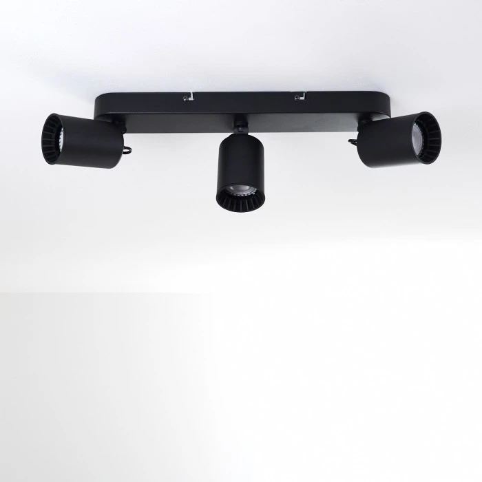 Hofstein Kullaberg Deckenleuchte Schwarz, 3-flammig 7 Hofstein Kullaberg Deckenleuchte Schwarz, 3-flammig – Bild 7