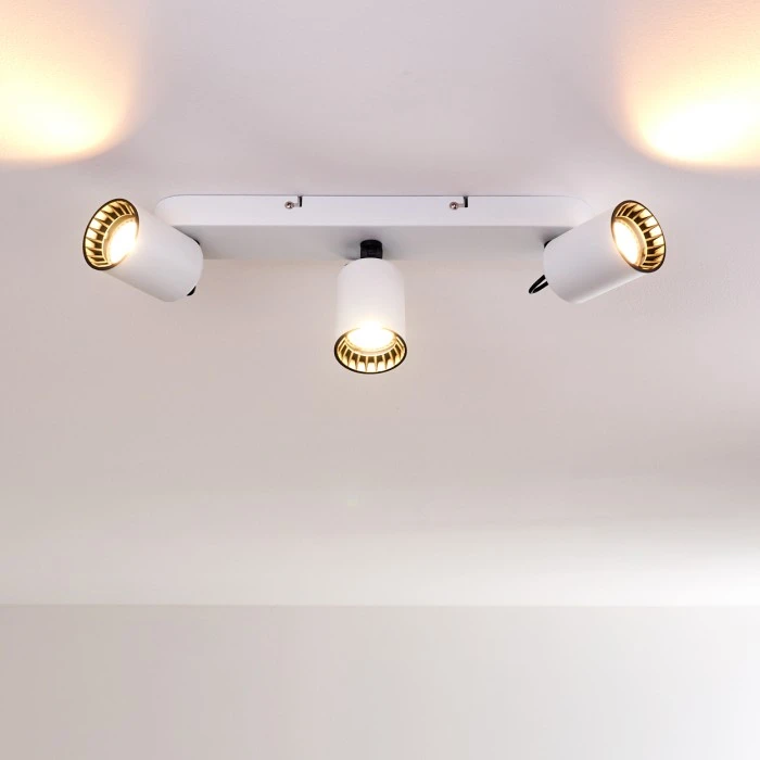 Hofstein Kullaberg Deckenleuchte Weiß, 3-flammig 8 Hofstein Kullaberg Deckenleuchte Weiß, 3-flammig – Bild 8