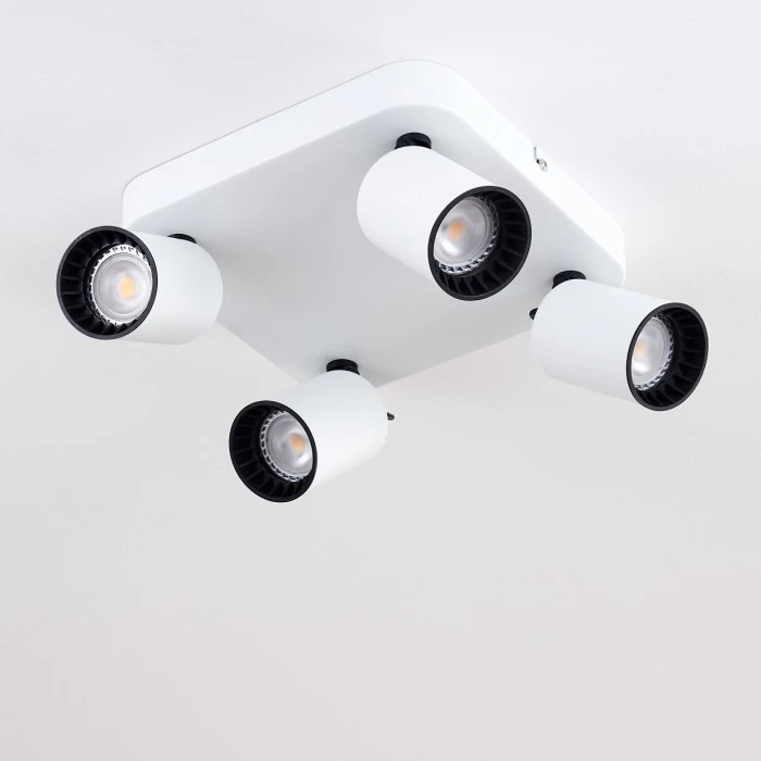 Hofstein Kullaberg Deckenleuchte Weiß, 4-flammig 12 Hofstein Kullaberg Deckenleuchte Weiß, 4-flammig – Bild 12