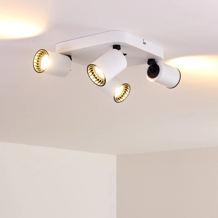 Hofstein Kullaberg Deckenleuchte Weiß, 4-flammig 13 Hofstein Kullaberg Deckenleuchte Weiß, 4-flammig – Bild 13