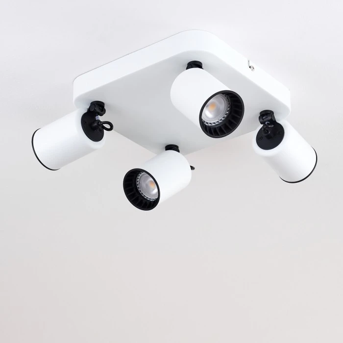 Hofstein Kullaberg Deckenleuchte Weiß, 4-flammig 14 Hofstein Kullaberg Deckenleuchte Weiß, 4-flammig – Bild 14