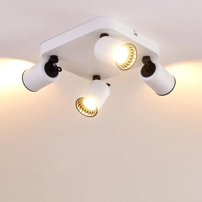 Hofstein Kullaberg Deckenleuchte Weiß, 4-flammig 16 Hofstein Kullaberg Deckenleuchte Weiß, 4-flammig – Bild 16