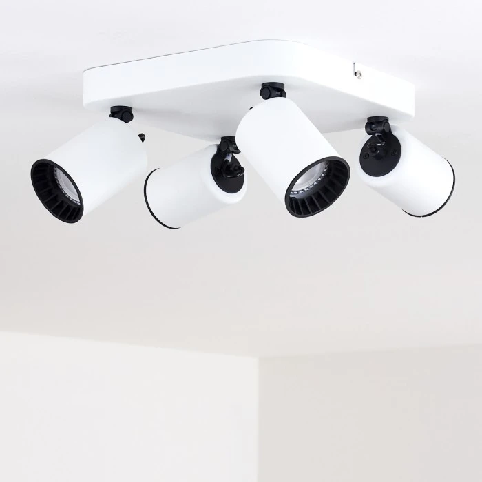 Hofstein Kullaberg Deckenleuchte Weiß, 4-flammig 10 Hofstein Kullaberg Deckenleuchte Weiß, 4-flammig – Bild 10