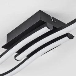 Hofstein Kumahu Deckenleuchte LED Schwarz, 1-flammig -Bürolampen Verkäufe kumahu deckenleuchte h3445990 2