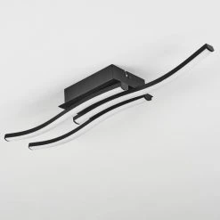 Hofstein Kumahu Deckenleuchte LED Schwarz, 1-flammig -Bürolampen Verkäufe kumahu deckenleuchte h3445990 7