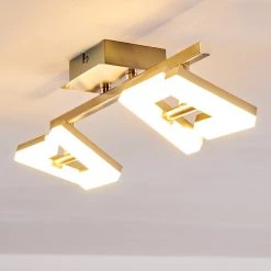 Hofstein Lago Deckenspot LED Nickel-Matt, 2-flammig -Bürolampen Verkäufe lago deckenspot h3010075 do4 13