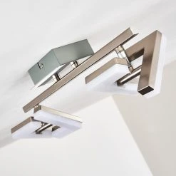 Hofstein Lago Deckenspot LED Nickel-Matt, 2-flammig -Bürolampen Verkäufe lago deckenspot h3010075 do4 16