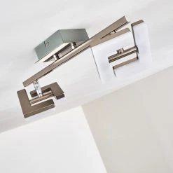 Hofstein Lago Deckenspot LED Nickel-Matt, 2-flammig -Bürolampen Verkäufe lago deckenspot h3010075 do4 4