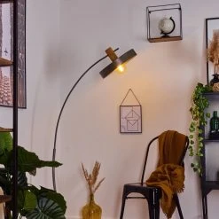 Hofstein Lakewood Stehleuchte Nickel-Matt, Dunkelbraun, 1-flammig 16 Hofstein Lakewood Stehleuchte Nickel-Matt, Dunkelbraun, 1-flammig -Bürolampen Verkäufe lakewood stehleuchte h3443903 6