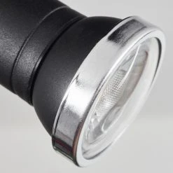 Hofstein Lanrigan Deckenleuchte Chrom, Schwarz, 4-flammig -Bürolampen Verkäufe lanrigan deckenleuchte h3654101 2