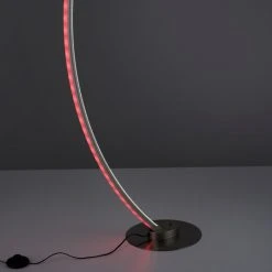 Leuchten Direkt ALINA Stehleuchte LED Stahl gebürstet, 1-flammig, Fernbedienung, Farbwechsler -Bürolampen Verkäufe leuchten direkt alina stehleuchte 11254 55 3