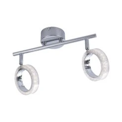 Leuchten Direkt ANGELO Deckenleuchte LED Chrom, 2-flammig -Bürolampen Verkäufe leuchten direkt angelo deckenleuchte 10402 17 2