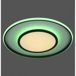 Leuchten Direkt ARENDA Deckenleuchte LED Schwarz, 1-flammig, Fernbedienung, Farbwechsler -Bürolampen Verkäufe leuchten direkt arenda deckenleuchte 11627 18 7