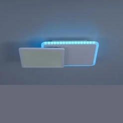 Leuchten Direkt ARENDA Deckenleuchte LED Wei&szlig;, 1-flammig, Fernbedienung, Farbwechsler -Bürolampen Verkäufe leuchten direkt arenda deckenleuchte 11663 16 8