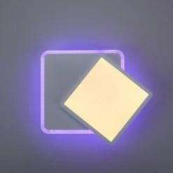 Leuchten Direkt ARENDA Deckenleuchte LED Wei&szlig;, 1-flammig, Fernbedienung, Farbwechsler -Bürolampen Verkäufe leuchten direkt arenda deckenleuchte 11663 16 9