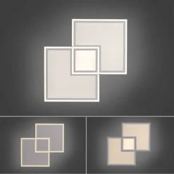 Leuchten Direkt EDGING Deckenleuchte LED Weiß, 1-flammig, Fernbedienung -Bürolampen Verkäufe leuchten direkt edging deckenleuchte 14855 16 10