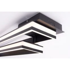 Leuchten Direkt ELIS Deckenleuchte LED Schwarz, 2-flammig, Fernbedienung -Bürolampen Verkäufe leuchten direkt elis deckenleuchte 14701 18 2