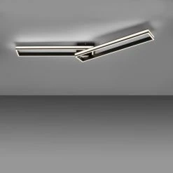 Leuchten Direkt ELIS Deckenleuchte LED Schwarz, 2-flammig, Fernbedienung -Bürolampen Verkäufe leuchten direkt elis deckenleuchte 14701 18 7