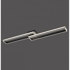 Leuchten Direkt ELIS Deckenleuchte LED Schwarz, 2-flammig, Fernbedienung -Bürolampen Verkäufe leuchten direkt elis deckenleuchte 14701 18 9