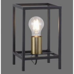 Leuchten Direkt FABIO Tischleuchte Messing, Schwarz, 1-flammig 11 Leuchten Direkt FABIO Tischleuchte Messing, Schwarz, 1-flammig -Bürolampen Verkäufe leuchten direkt fabio tischleuchte 15812 60 5