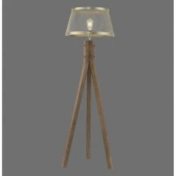 Leuchten Direkt FREDERIK Stehleuchte Holz dunkel, 1-flammig -Bürolampen Verkäufe leuchten direkt frederik stehleuchte 11424 60 2