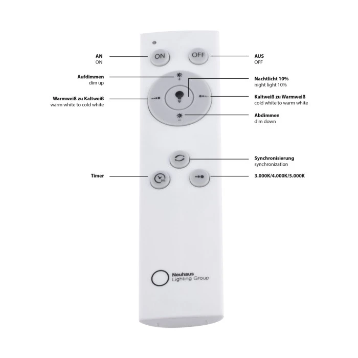 Leuchten Direkt FRIDA Deckenleuchte LED Transparent, Klar, 1-flammig, Fernbedienung 2 Leuchten Direkt FRIDA Deckenleuchte LED Transparent, Klar, 1-flammig, Fernbedienung – Bild 2